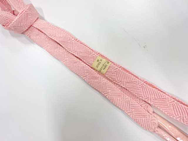 未使用品　正絹　手組帯締め